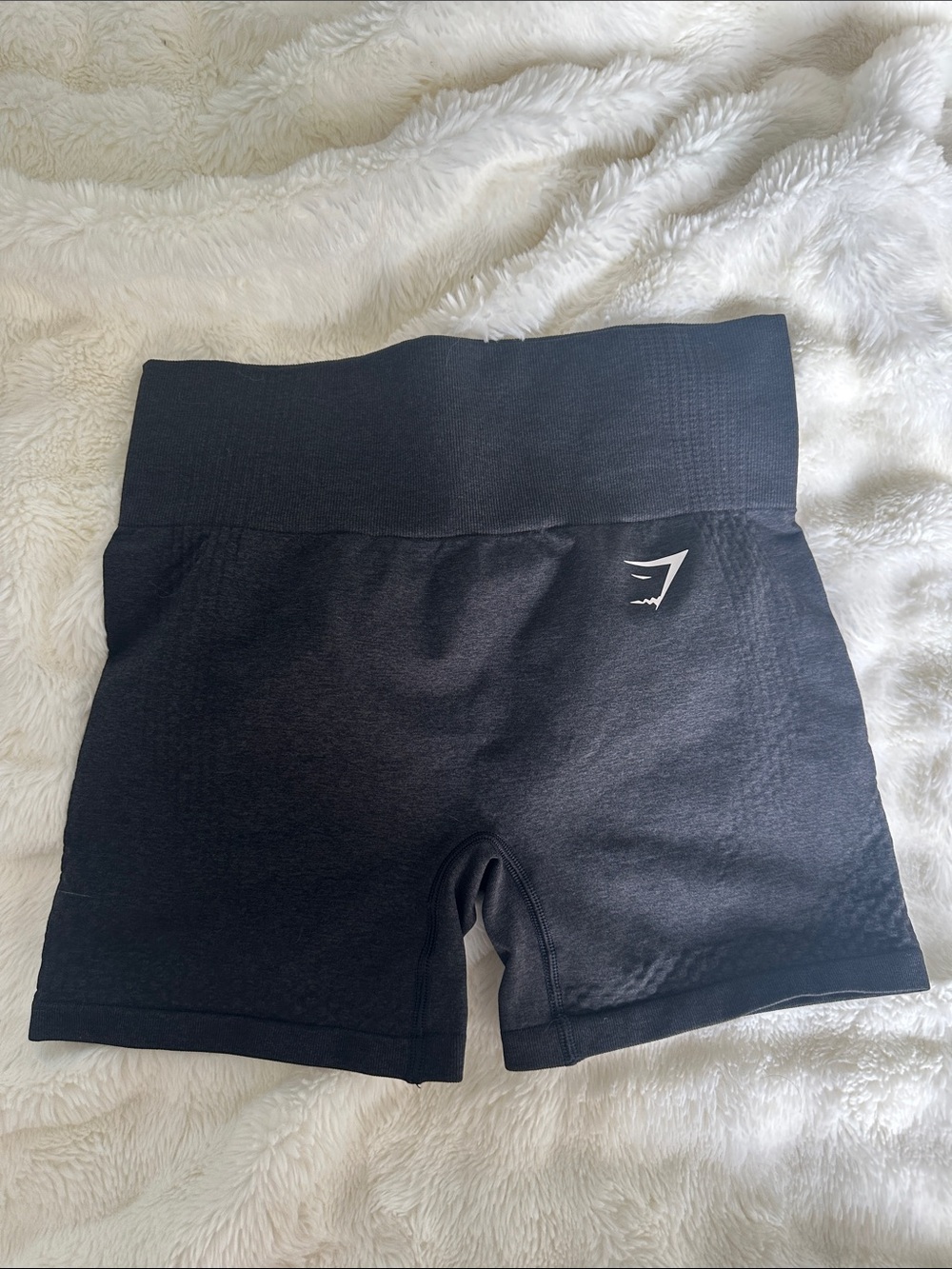 Gymshark High-Waisted Black Shorts Size M